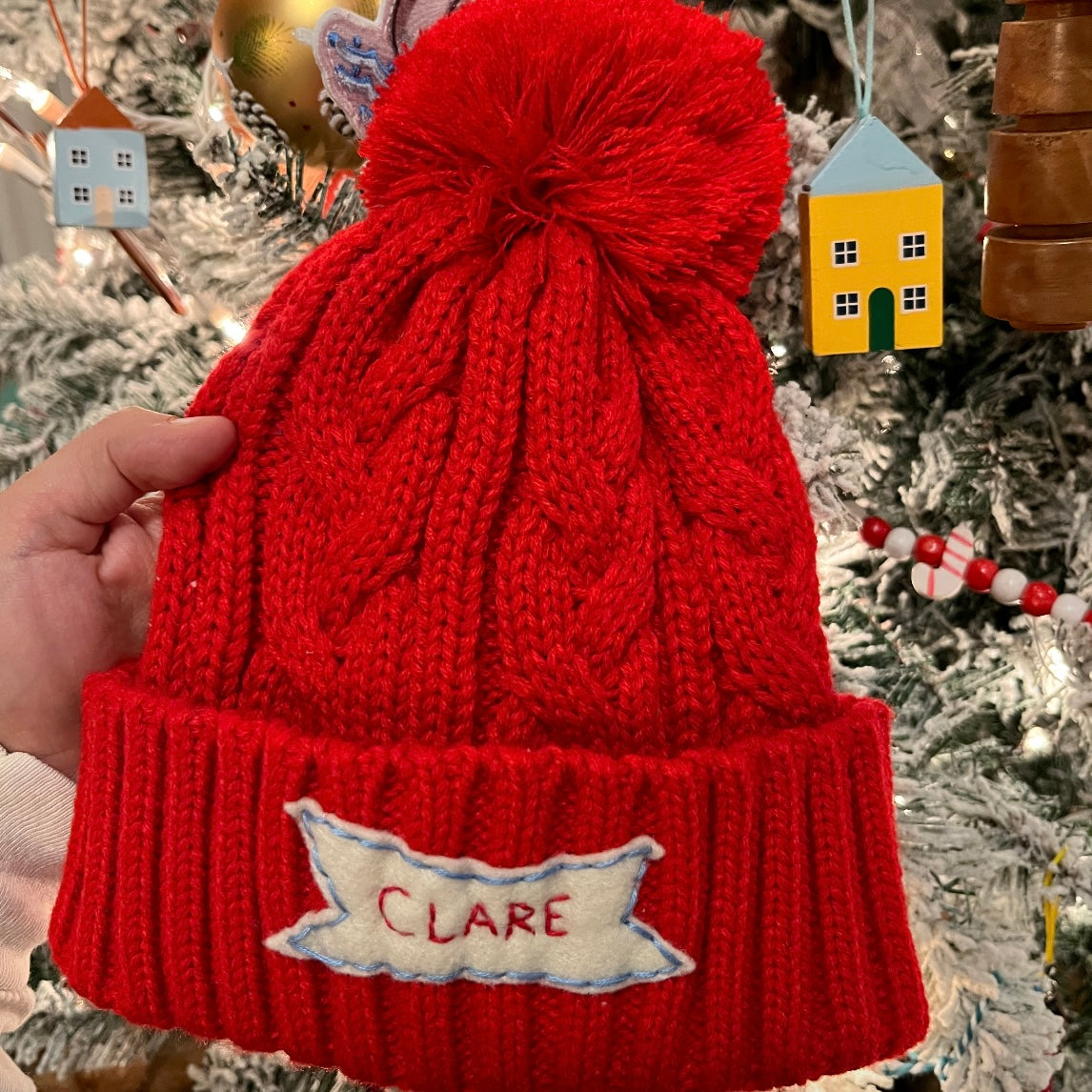 Red toddler winter hat online