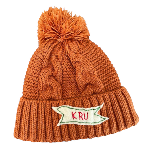 Baby/Toddler Winter Pom Hat - Rust